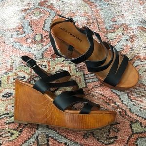 Lucky Brand Wedge Sandals-9
